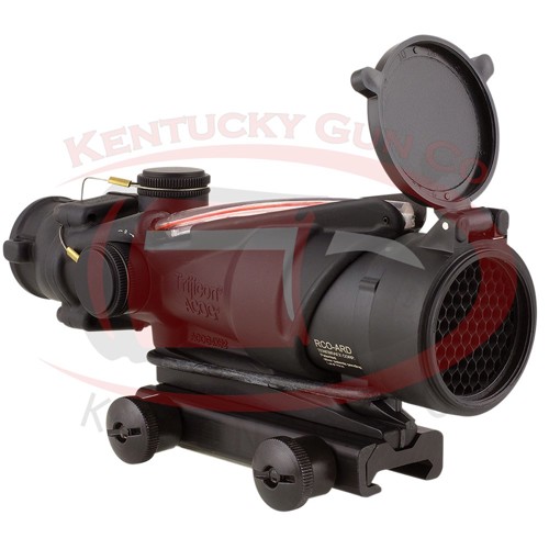 TRIJICON ACOG 4X32 Army Rifle Combat OP Red for sale at KYGUNCO.