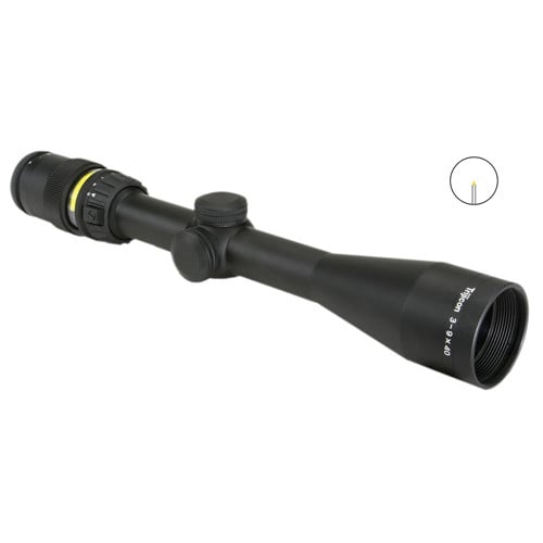 TRIJICON AccuPoint 3-9x40 BAC Amber TrianglePost Reticle 1" for sale at KYGUNCO.