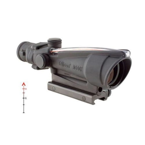 TRIJICON ACOG 3.5x35 Dual Ill Red Chevron BAC .223 Flattop for sale at KYGUNCO.