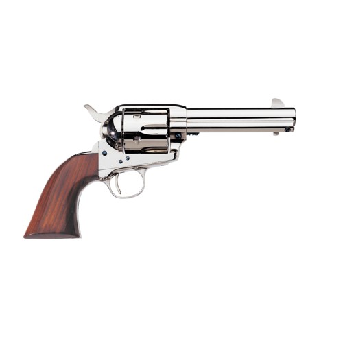 UBERTI 1873 Cattleman 45LC 5.5" 6rd - Nickle & Walnut for sale at KYGUNCO.