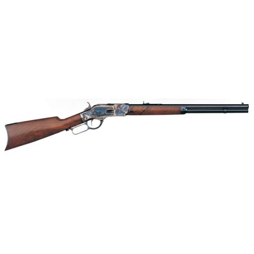 UBERTI 1873 Short 357 Mag 20" 10rd Lever Rifle - Case Hardened | Walnut for sale at KYGUNCO.