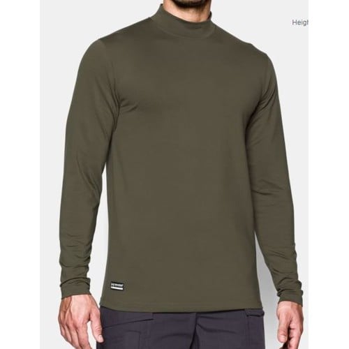 UNDER ARMOUR ColdGear Infrared Tactical Fitted Mock OD Green for sale at KYGUNCO.