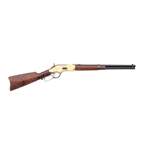 UBERTI 1866 Yellowboy Brass 45 LC 20" 10rd Lever Rifle - Blued | Walnut for sale at KYGUNCO.