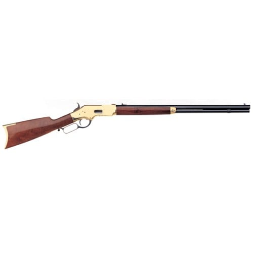 UBERTI 1866 Yellowboy Sporting Brass 45 LC 24.25" 13rd Lever Rifle w/ Octagon Barrel -Blued | Walnut for sale at KYGUNCO.
