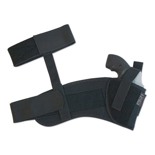 UNCLE MIKE'S Ankle Holster Kodra Black Size 1, LH, w/Ret Strap for sale at KYGUNCO.