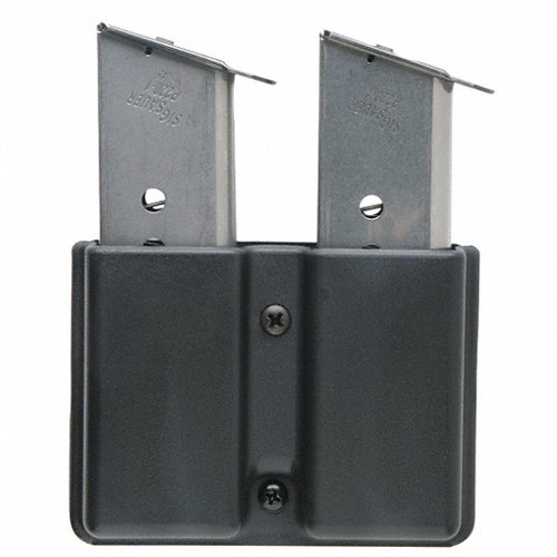 UNCLE MIKE'S Double Mag Case Kydex Blk Single Stack, Belt Loop for sale at KYGUNCO.