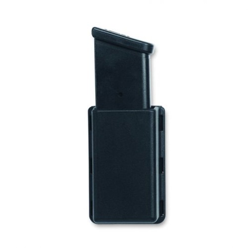 UNCLE MIKE'S Single Mag Case Kydex Blk Lg Dbl Stack 10mm-45 Cal for sale at KYGUNCO.