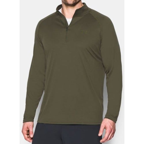UNDER ARMOUR Tactical Tech 1/4 Zip Mens Long Sleeve OD Green for sale at KYGUNCO.