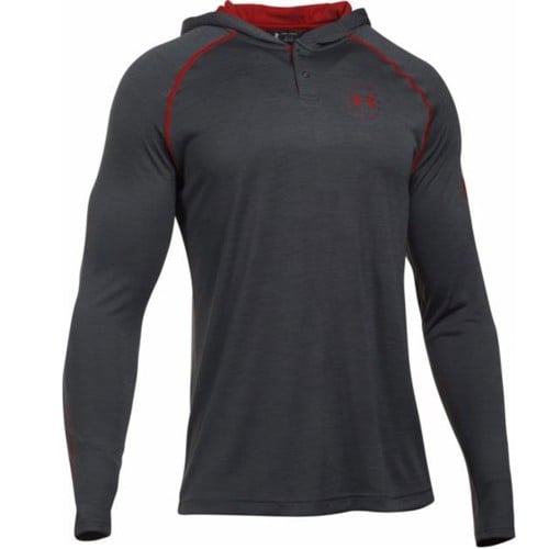 UNDER ARMOUR Freedom Tech Men's Hoodie Carbon Heather/White for sale at KYGUNCO.