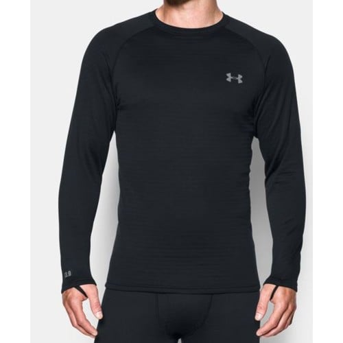 UNDER ARMOUR Base Mens Long Sleeve Black 3.0 Crew for sale at KYGUNCO.