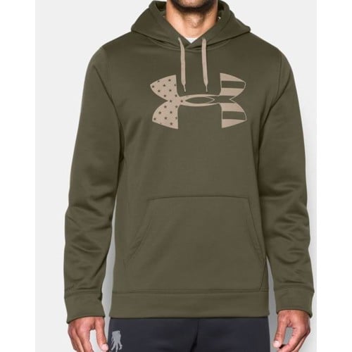 UNDER ARMOUR Freedom Storm Tonal BFL Men's Hoodie OD Green for sale at KYGUNCO.