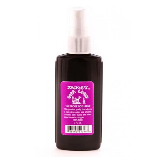 JACKIE'S DEER LURES 100 Proof Doe Urine 2oz w Sprayer for sale at KYGUNCO.