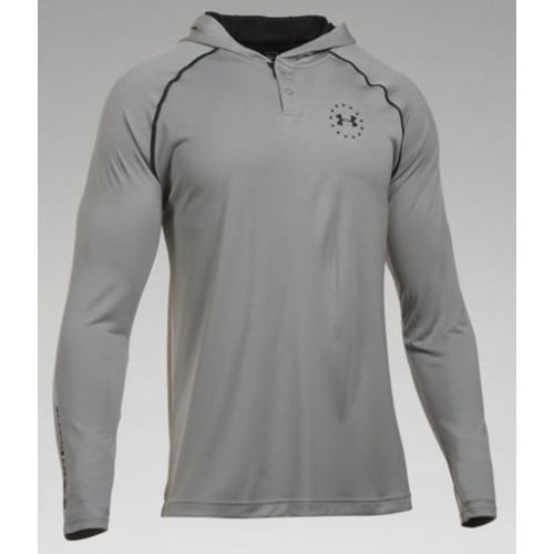 UNDER ARMOUR Freedom Tech Hoodie Heather Gray for sale at KYGUNCO.