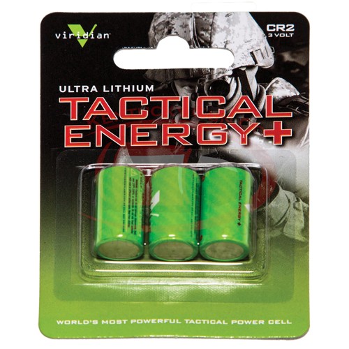 VIRIDIAN Tactical Energy+, CR2 Lithium Battery 3pk for sale at KYGUNCO.