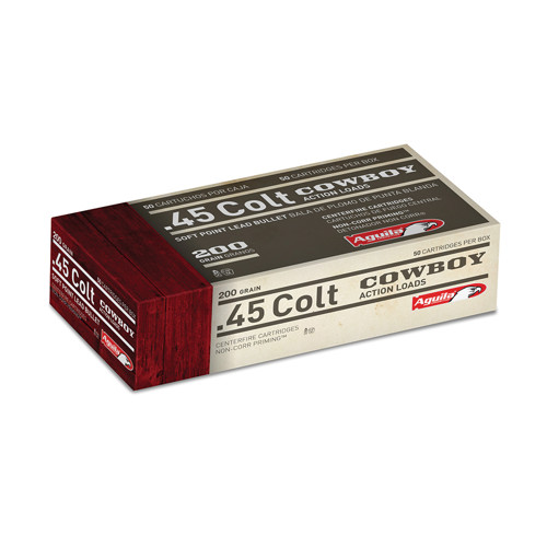 AGUILA AMMO 45 Colt 200Gr Soft Point Cowboy Ardion 50rd for sale at KYGUNCO.