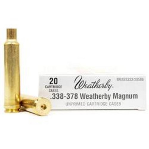 WEATHERBY 338-378 Wby Mag Unprimed Brass for sale at KYGUNCO.