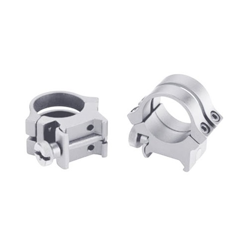 WEAVER 1" Quad Lock High Silver