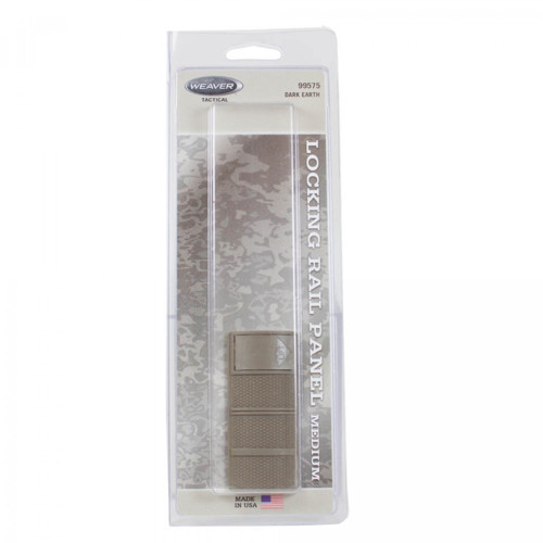 WEAVER Locking Rail Panel 3.2" Medium - FDE for sale at KYGUNCO.
