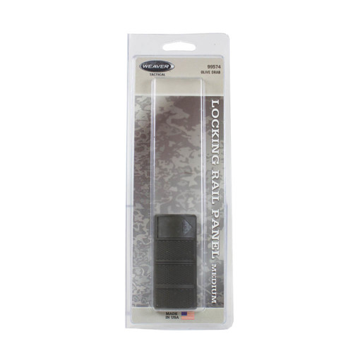 WEAVER Locking Rail Panel 3.2" Medium - Olive Drab for sale at KYGUNCO.
