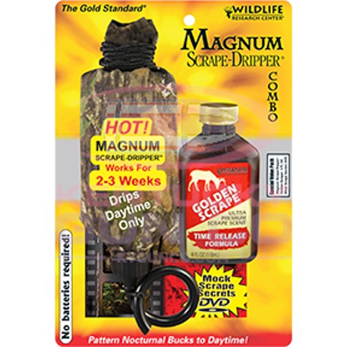WILDLIFE RESEARCH Magnum Scrape Dripper/4 oz Active Scrap Combo for sale at KYGUNCO.