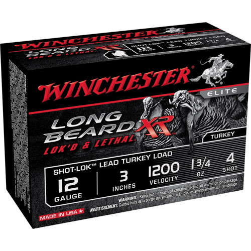 WINCHESTER LONG BEARD XR 12 Gauge 3" 1-3/4oz #4 Turkey Shotgun Ammunition | 10 Rounds for sale at KYGUNCO.