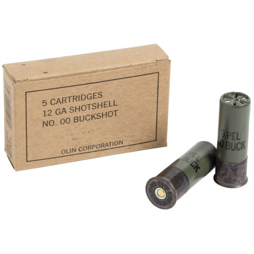 WINCHESTER AMMO 12Ga 2.75" OOBK Shot MILITARY for sale at KYGUNCO.