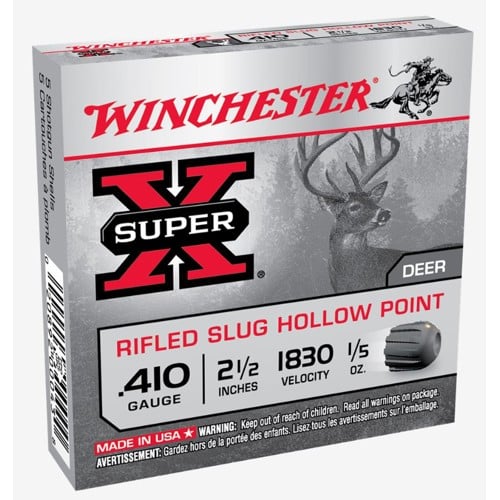 WINCHESTER AMMO 410Ga Rifled Slug HP 2-1/2" 5rd for sale at KYGUNCO.