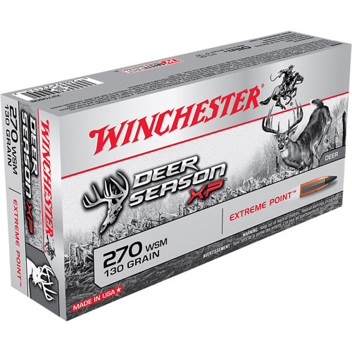 WINCHESTER AMMO 270 WSM 130Gr Deer Season XP 20rd for sale at KYGUNCO.