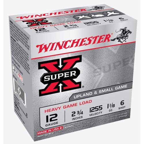 WINCHESTER AMMO 12Ga SuperX Heavy 2-3/4" 6-Shot 25rd for sale at KYGUNCO.