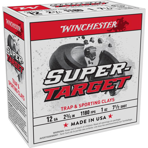 WINCHESTER AMMO 12Ga Super Target USA 2-3/4" 7-1/2 Shot 25rd for sale at KYGUNCO.