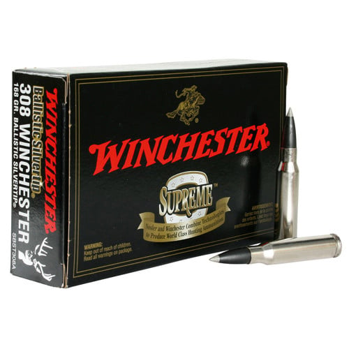 WINCHESTER AMMO 308 Win 168Gr Ballistic Silvertip 20rd for sale at KYGUNCO.