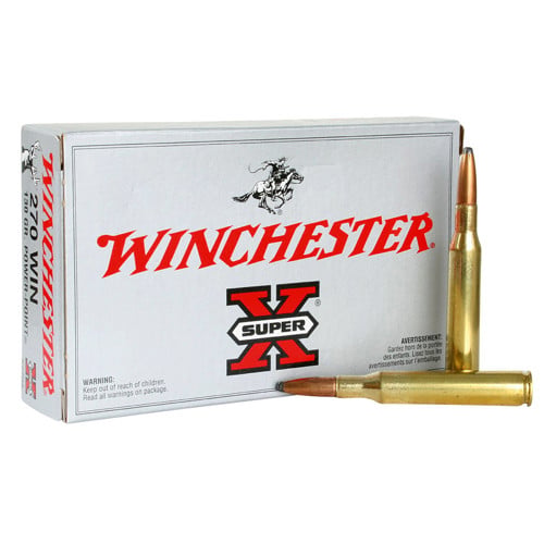 WINCHESTER Super X 270 Win 130gr Power-Point Ammunition | 20 Rounds for sale at KYGUNCO.