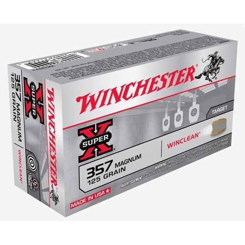 WINCHESTER AMMO 357 Mag 125Gr Winclean Target 50rd for sale at KYGUNCO.