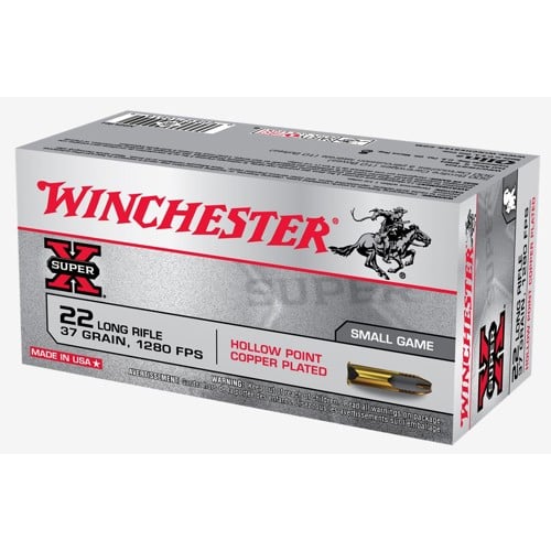 WINCHESTER AMMO 22 LR 37Gr SuperX HP 50rd for sale at KYGUNCO.
