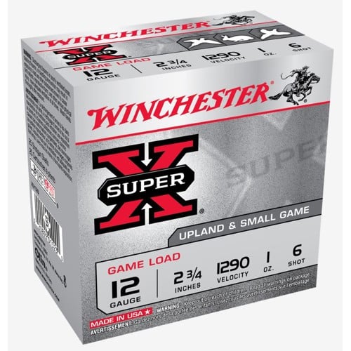 WINCHESTER AMMO 12Ga SuperX Game Load 2-3/4" 6-Shot 25rd for sale at KYGUNCO.