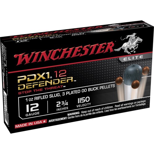 WINCHESTER AMMO 12Ga PDX1 Defender Rifled Slug 2-3/4" 10rd