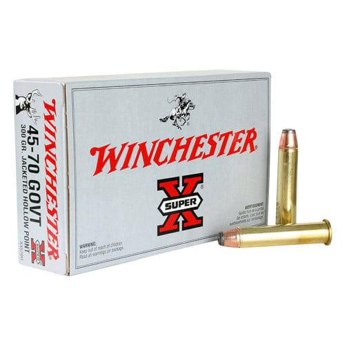 WINCHESTER Super X 45-70 Govt 300gr Jacketed Hollow Point Ammunition | 20 Rounds for sale at KYGUNCO.