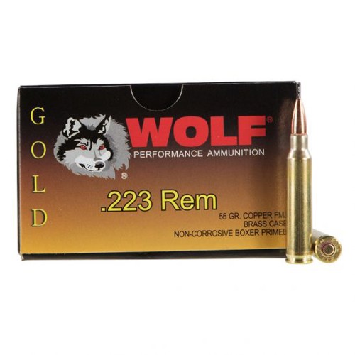 WOLF AMMUNITION WOLF GOLD 223 FMJ 20RND BX for sale at KYGUNCO.