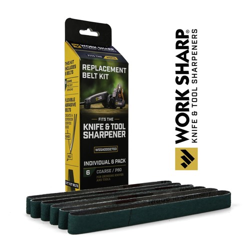 WORK SHARP WSKTS 6pc P80 Grit Belt Kit for sale at KYGUNCO.