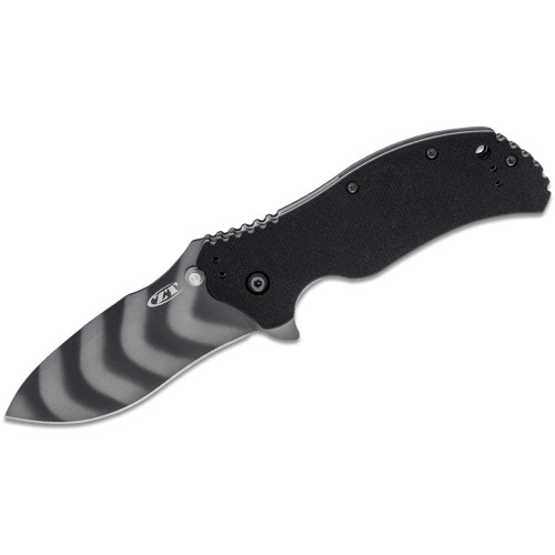 ZERO TOLERANCE Assisted Flipper Knife 3.25" Plain Blade - Black G10 Handles for sale at KYGUNCO.