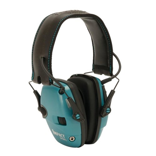 HOWARD LEIGHT Impact Sport Teal Electronic Earmuff for sale at KYGUNCO.