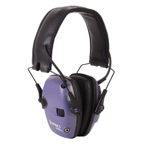 HOWARD LEIGHT Impact Sport Purple Electronic Earmuff for sale at KYGUNCO.