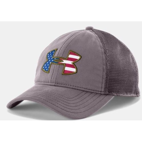 UNDER ARMOUR Men's Big Flag Logo Mesh Cap for sale at KYGUNCO.