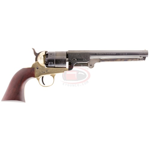 TRADITIONS 1851 Navy Engraved Walnut Brass 44 Cal 7.375" Blue for sale at KYGUNCO.