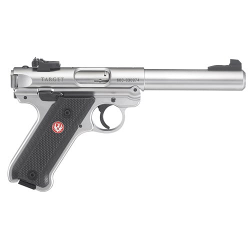 RUGER Mark IV Target 22 LR 5.5" 10rd Pistol - Stainless for sale at KYGUNCO.