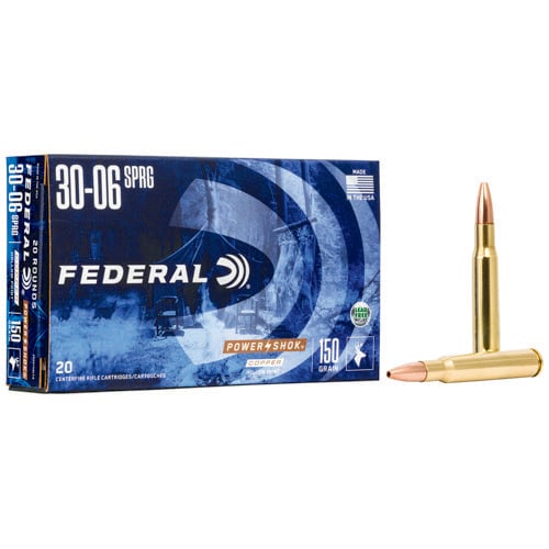 FEDERAL AMMO Power-Shok 308 WIN 150gr Copper Hollow Point Ammunition | 20 Rounds for sale at KYGUNCO.