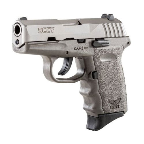 SCCY INDUSTRIES CPX-2 9mm 3.1" 10rd Pistol - Sniper Grey / Stainless for sale at KYGUNCO.