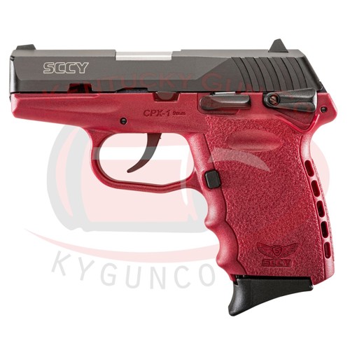 SCCY INDUSTRIES CPX-1 CBCR 9mm 3.1" Black 10rd Crimson Grip for sale at KYGUNCO.