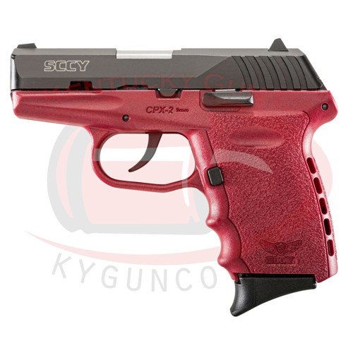 SCCY INDUSTRIES CPX-2 CBCR 9mm 3.1" Black 10rd Crimson Grip for sale at KYGUNCO.