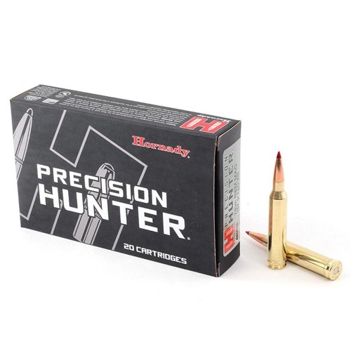 HORNADY Precision Hunter 7MM Rem Mag 162Gr ELD-X Brass Ammunition | 20 Rounds for sale at KYGUNCO.